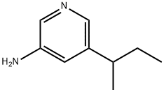 5-(SEC-BUTYL)PYRIDIN-3-AMINE 结构式