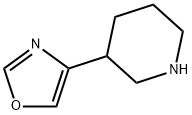 4-(piperidin-3-yl)oxazole Structure