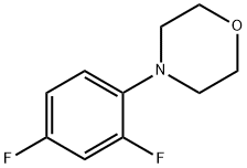 Morpholine, 4-(2,4-difluorophenyl)-,1368000-93-4,结构式