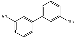 2-Amino-4-(3-aminophenyl)pyridine 结构式