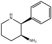 (2S,3S)-(-)-3-amino-2-phenylpiperidine Struktur