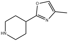 4-(4-methyl-1,3-oxazol-2-yl)piperidine,1368874-46-7,结构式