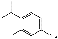 3-氟-4-异丙基苯胺,1369809-48-2,结构式