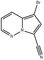 5-Bromopyrrolo[1,2-b]pyridazine-7-carbonitrile Structure