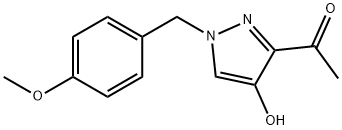 1-(4-HYDROXY-1-(4-METHOXYBENZYL)-1H-PYRAZOL-3-YL)ETHANONE,1370448-79-5,结构式