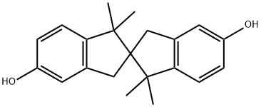 3,3,3',3'-tetramethyl-1,1'-spirobi(indan)-6,6'-diol Structure