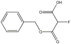 3-(benzyloxy)-2-fluoro-3-oxopropanoic acid 结构式