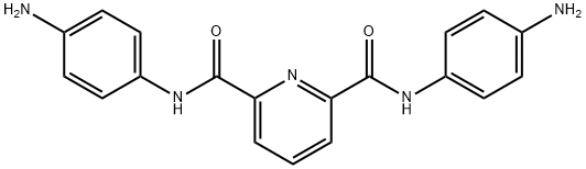 N2,N6-bis(4-aminophenyl)pyridine-2,6-dicarboxamide,1372048-27-5,结构式