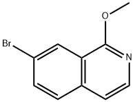 7-BROMO-1-METHOXYISOQUINOLINE Structure