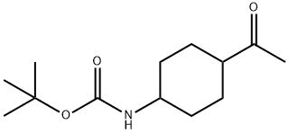 N-BOC-4-ACETYLCYCLOHEXYLAMINE,1374656-14-0,结构式