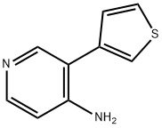 4-AMINO-3-(3-THIENYL)PYRIDINE,1374665-59-4,结构式