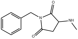 1-benzyl-3-(methylamino)pyrrolidine-2,5-dione,1375471-50-3,结构式