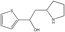 2-(吡咯烷-2-基)-1-(噻吩-2-基)乙-1-醇, 1375911-54-8, 结构式