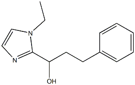 1-(1-ethyl-1H-imidazol-2-yl)-3-phenylpropan-1-ol Struktur