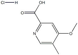 4-methoxy-5-methylpyridine-2-carboxylic acid hydrochloride Structure
