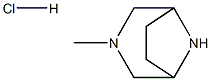 3-Methyl-3,8-diazabicyclo[3.2.1]octane hydrochloride Structure