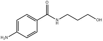 4-amino-N-(3-hydroxypropyl)benzamide,13793-41-4,结构式