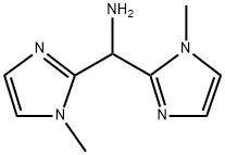 bis(1-methyl-1H-imidazol-2-yl)methanamine Struktur