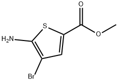 methyl 5-amino-4-bromothiophene-2-carboxylate Structure