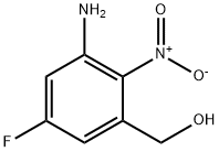 (3-氨基-5-氟-2-硝基苯基)甲醇,1379351-37-7,结构式