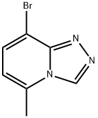 8-bromo-5-methyl-[1,2,4]triazolo[4,3-a]pyridine Struktur
