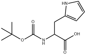 2-{[(tert-butoxy)carbonyl]amino}-3-(1H-pyrrol-2-yl)propanoic acid,1379870-15-1,结构式