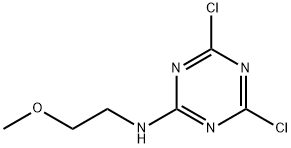 4,6-二氯-N-(2-甲氧基乙基)-1,3,5-三嗪-2-胺, 13807-42-6, 结构式