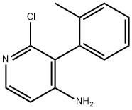 2-Chloro-4-amino-3-(2-tolyl)pyridine 结构式