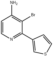 3-BROMO-2-(THIOPHEN-3-YL)PYRIDIN-4-AMINE|
