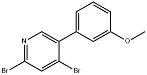 1381937-28-5 2,4-Dibromo-5-(3-methoxyphenyl)pyridine