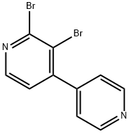 2,3-Dibromo-4-(4-pyridyl)pyridine Structure