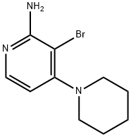 2-Amino-3-bromo-4-(piperidino)pyridine|