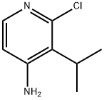2-CHLORO-4-AMINO-3-(ISO-PROPYL)PYRIDINE Structure