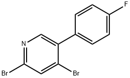 1381941-73-6 2,4-Dibromo-5-(4-fluorophenyl)pyridine