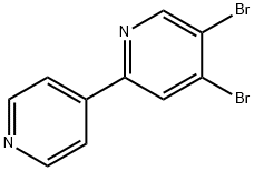 3,4-Dibromo-6-(4-pyridyl)pyridine Structure
