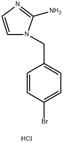 1-[(4-溴苯基)甲基]-1H-咪唑-2-胺盐酸,1384431-39-3,结构式