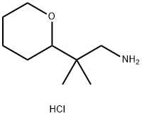 2-甲基-2-(氧杂-2-基)丙-1-胺盐酸盐 结构式