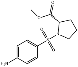 1-[(4-Aminophenyl)sulfonyl]-L-proline methyl ester Structure