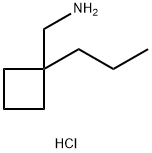(1-propylcyclobutyl)methanamine hydrochloride Structure