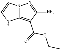 ethyl 6-amino-1H-pyrazolo[1,5-a]imidazole-7-carboxylate Struktur