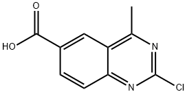 2-chloro-4-methylquinazoline-6-carboxylic acid Struktur
