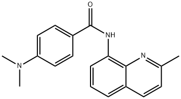 4-(dimethylamino)-N-(2-methylquinolin-8-yl)benzamide 结构式