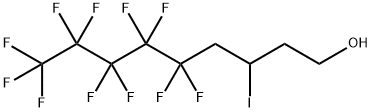 3-Iodo-5,5,6,6,7,7,8,8,9,9,9-undecafluorononan-1-ol 化学構造式