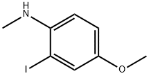 Benzenamine, 2-iodo-4-methoxy-N-methyl- Structure