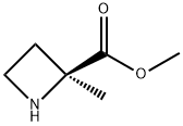 2-Azetidinecarboxylic acid, 2-methyl-, methyl ester, (2S)- 结构式