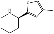 (2R)-2-(4-methylfuran-2-yl)piperidine,1391360-29-4,结构式