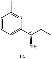 (R)-1-(6-methylpyridin-2-yl)propan-1-amine hydrochloride Structure