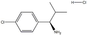 (R)-1-(4-chlorophenyl)-2-methylpropan-1-amine hydrochloride Structure