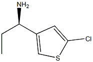 (R)-1-(5-chlorothiophen-3-yl)propan-1-amine,1391595-23-5,结构式