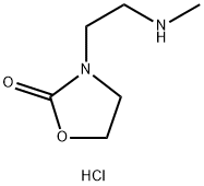 3-[2-(甲氨基)乙基]-1,3-噁唑烷-2-酮盐酸盐,1394040-78-8,结构式